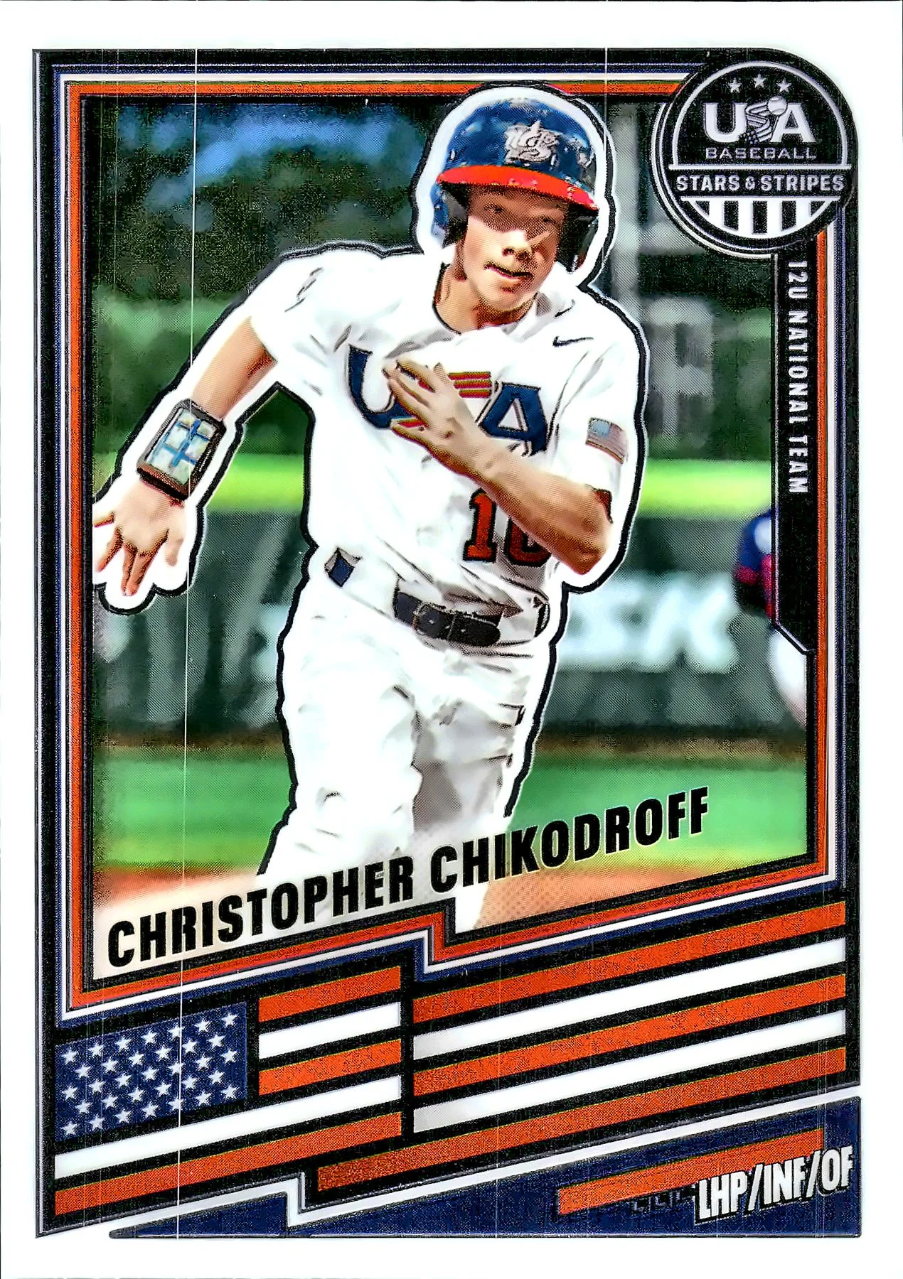 Christopher Chikodroff #17 2026 USA Baseball Stars & Stripes baseball card - Front