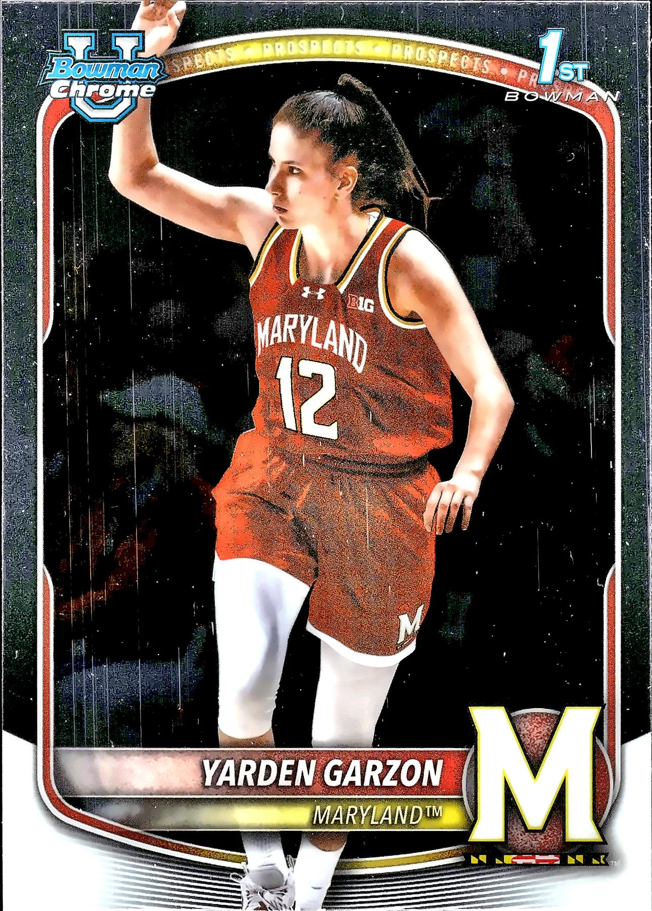 Yarden Garzon #BCP-68 2026 Bowman Basketball basketball card - Front