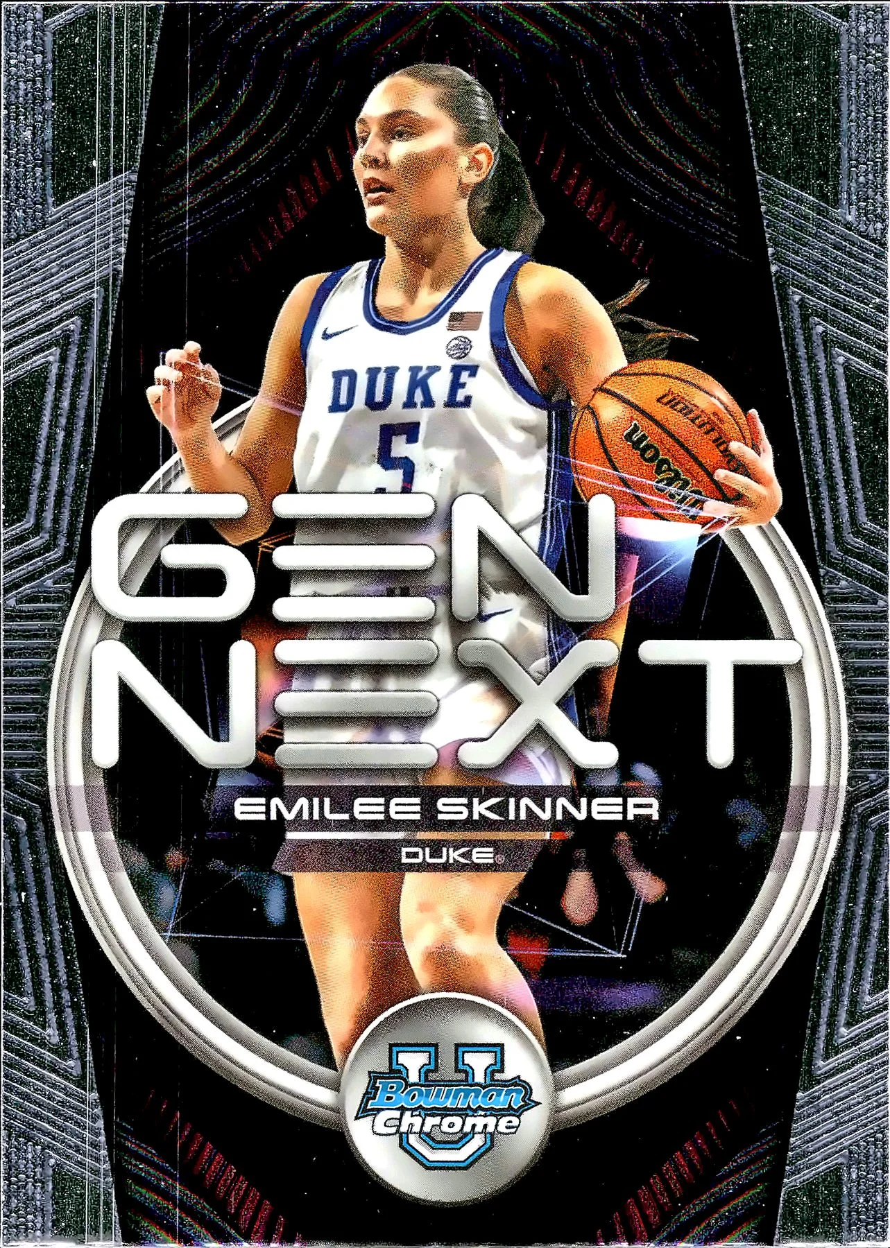 Emilee Skinner #GN-4 Gen Next 2026 Bowman Basketball basketball card - Front