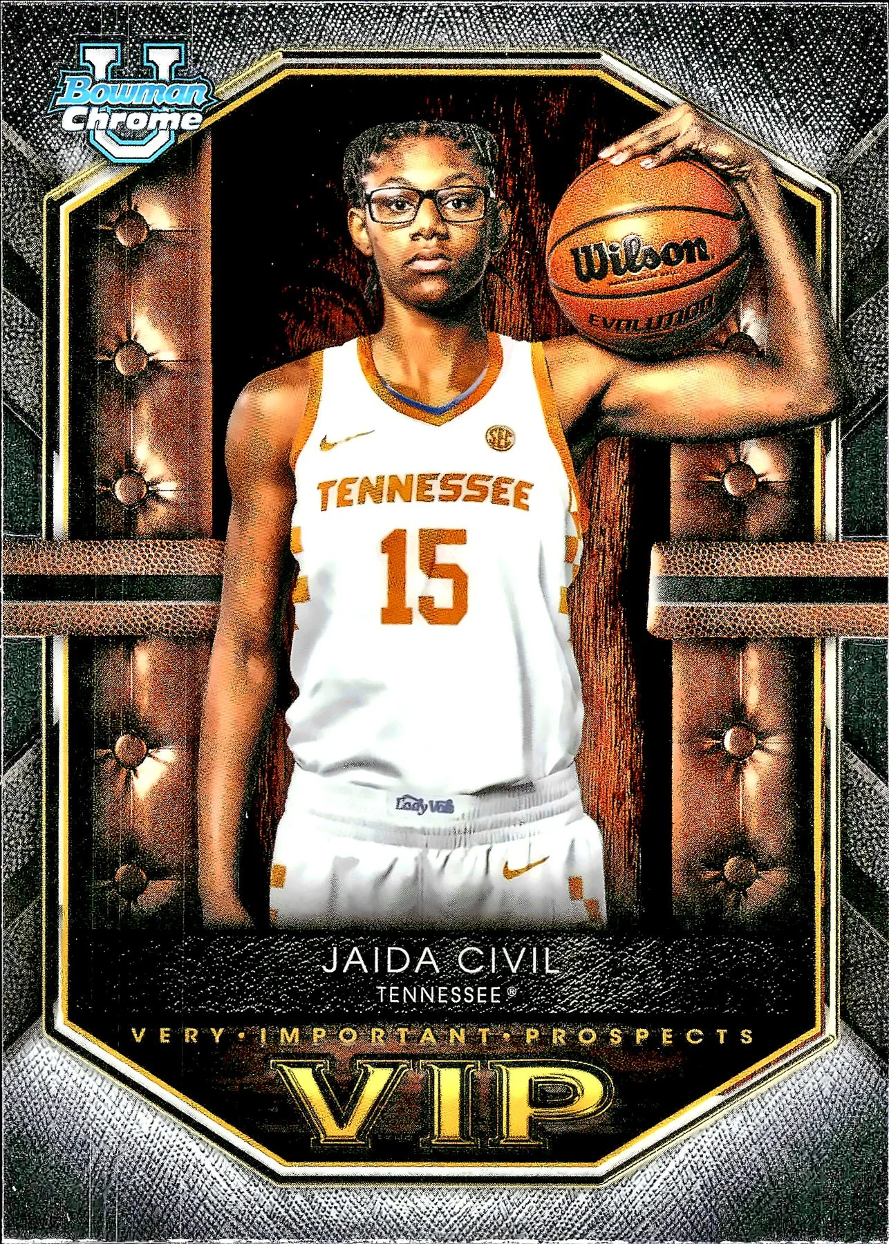 Jaida Civil #VIP-16 Very Important Prospect 2026 Bowman Basketball basketball card - Front