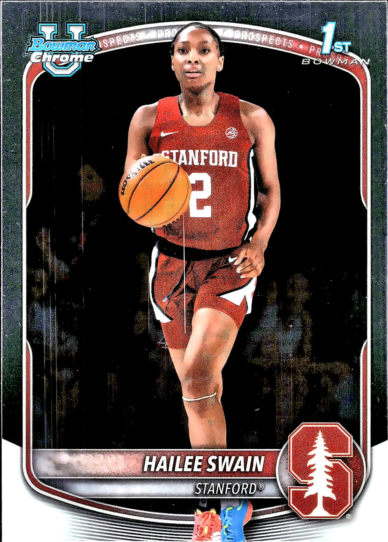 Hailee Swain #BCP-38 2026 Bowman Basketball basketball card - Front