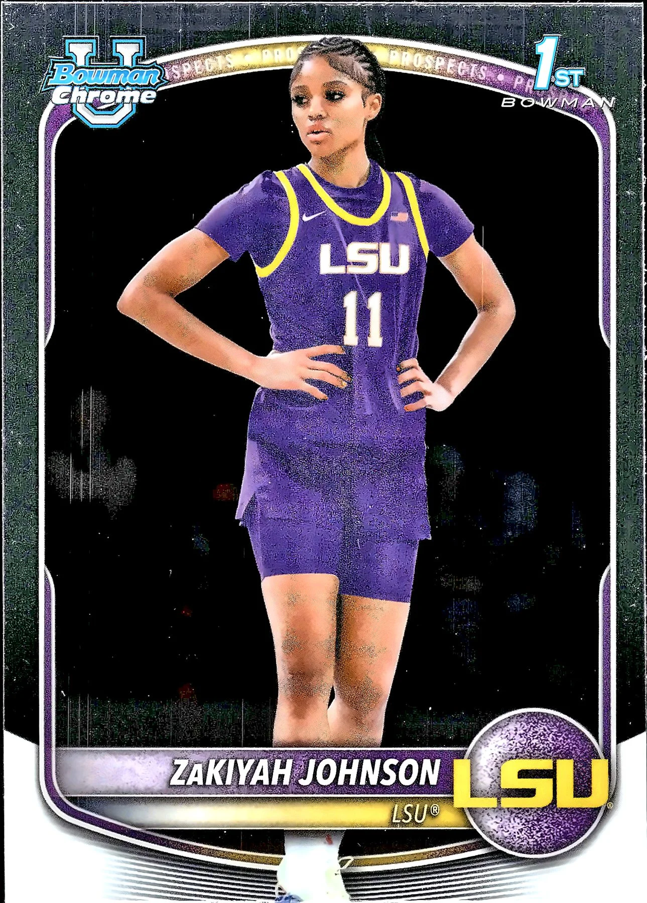 Zakiyah Johnson #BCP-73 2026 Bowman Basketball basketball card - Front