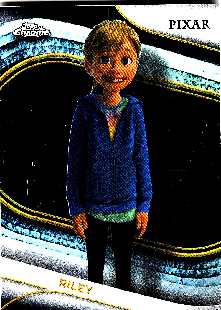 Anxiety #84 2025 Disney Chrome trading card - Front