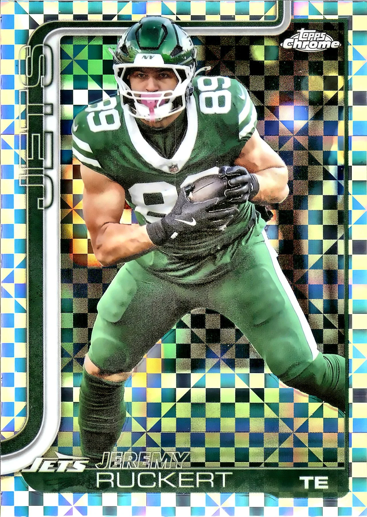 Jeremy Ruckert #239 X-Fractor 2025 Topps Chrome football card - Front