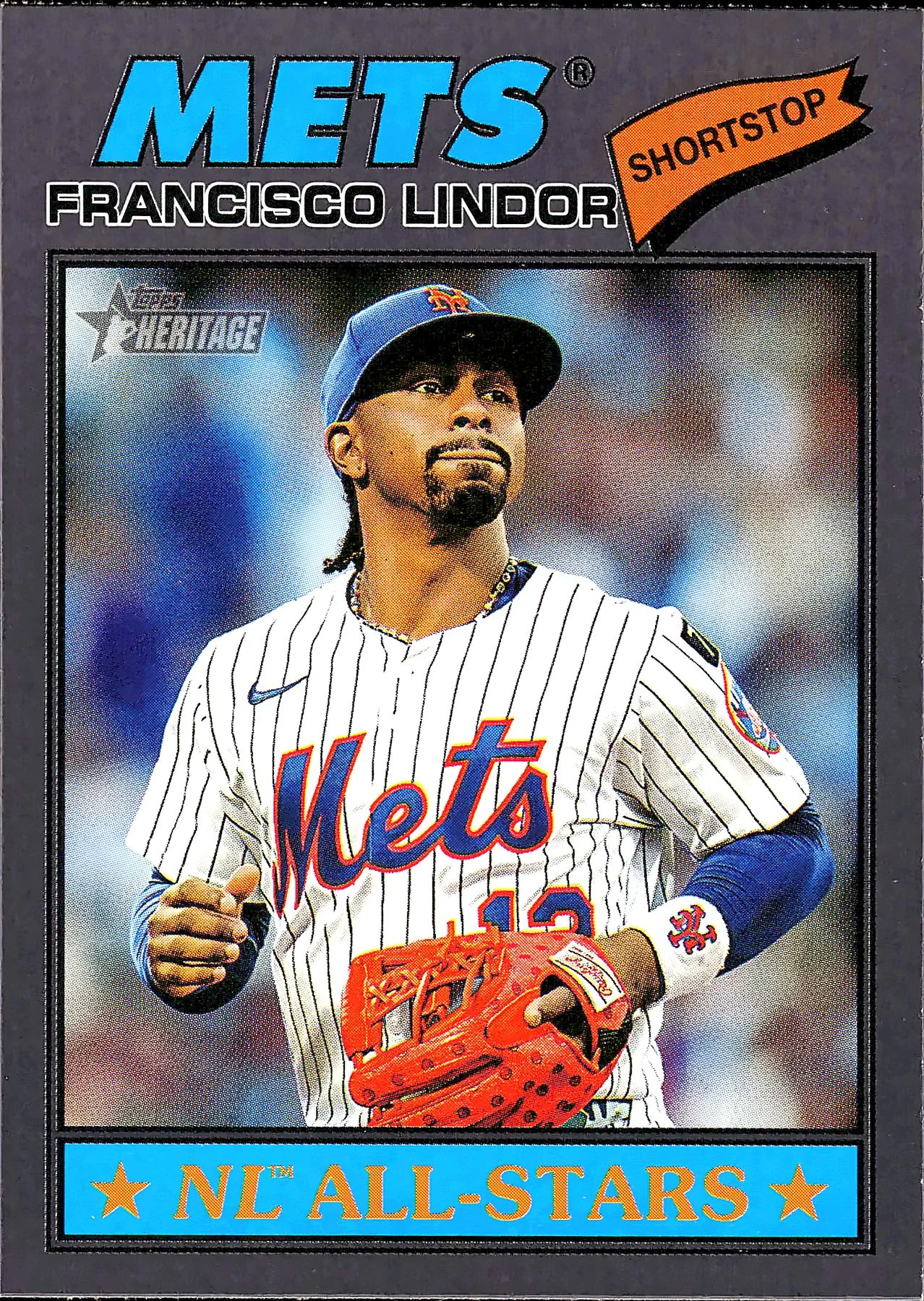 Francisco Lindor #146 2025 Heritage Baseball baseball card - Front