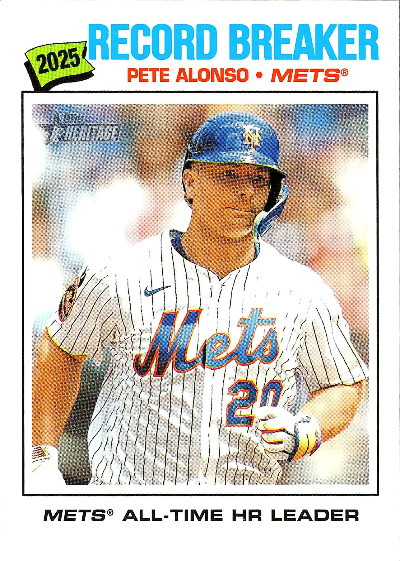 Pete Alonso #232 2025 Heritage Baseball baseball card - Front