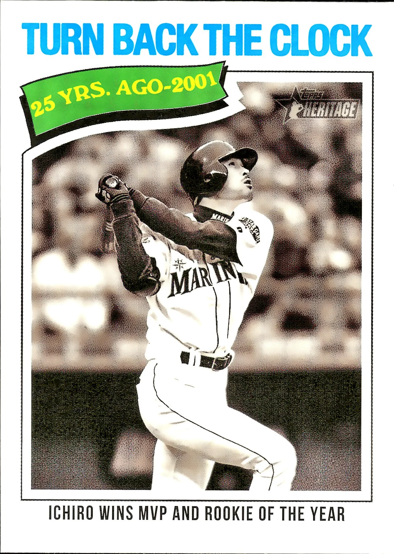 Ichiro Suzuki #337 2025 Heritage Baseball baseball card - Front