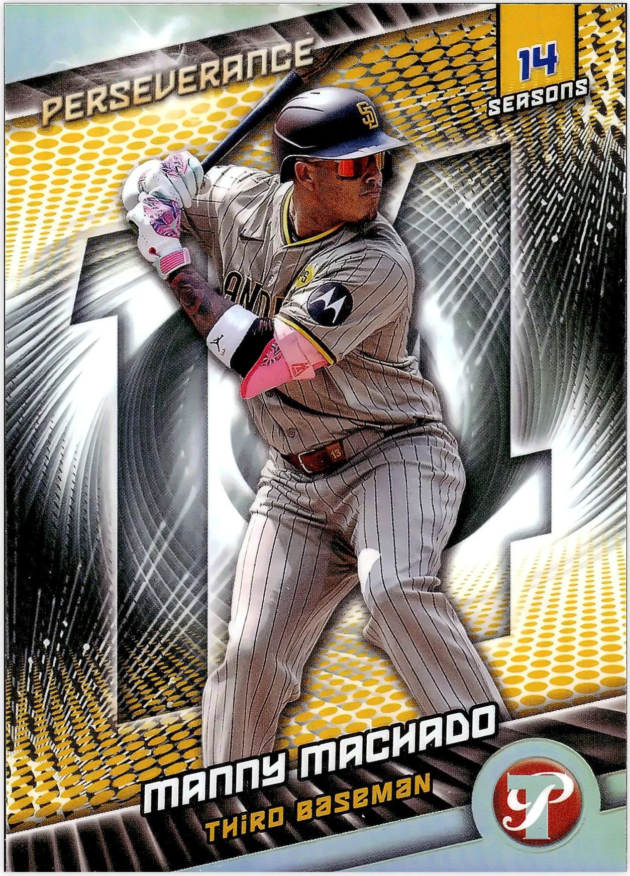 Manny Machado #P-24 2025 Topps Pristine Perseverance baseball card - Front