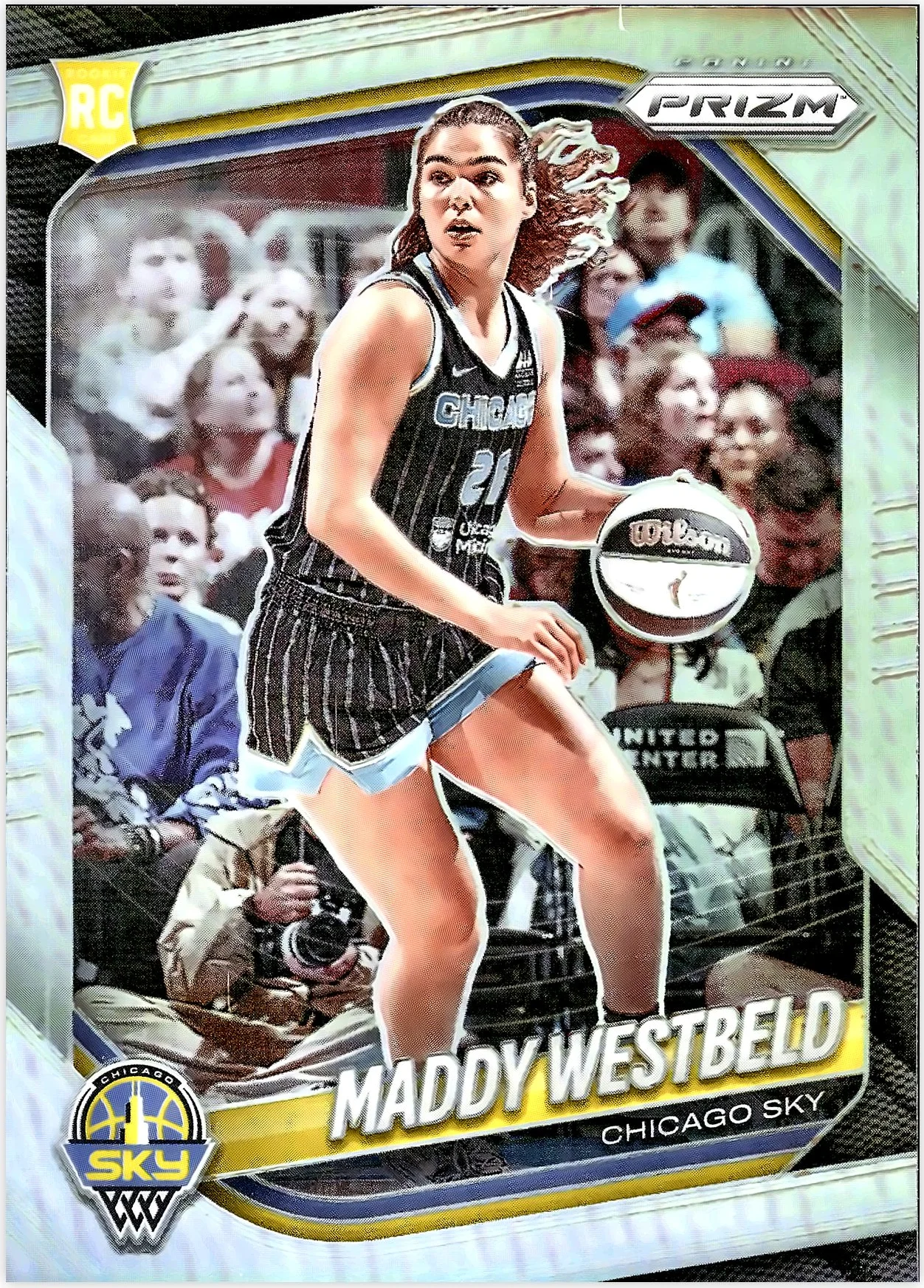 Maddy Westbeld #138 Silver Prizm Rookie Card 2025 Prizm WNBA basketball rookie card - Front