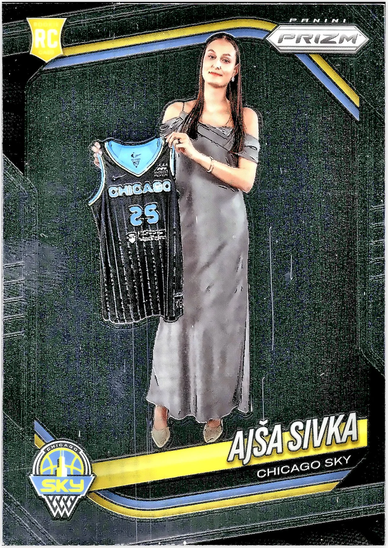 Ajša Sivka #85 Rookie Card 2025 Prizm WNBA basketball rookie card - Front