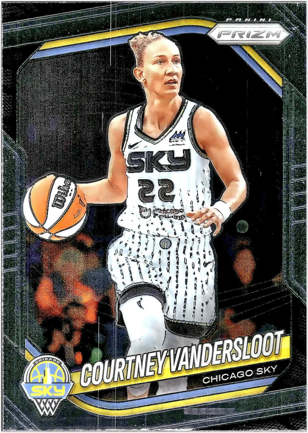 Courtney Vandersloot #124 2025 Prizm WNBA basketball card - Front