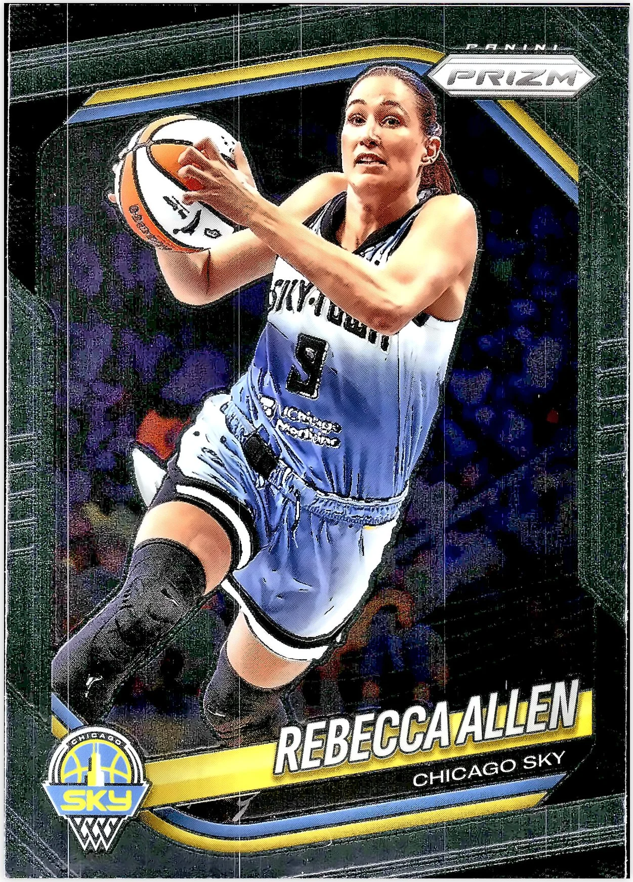 Rebecca Allen #67 2025 Prizm WNBA basketball card - Front