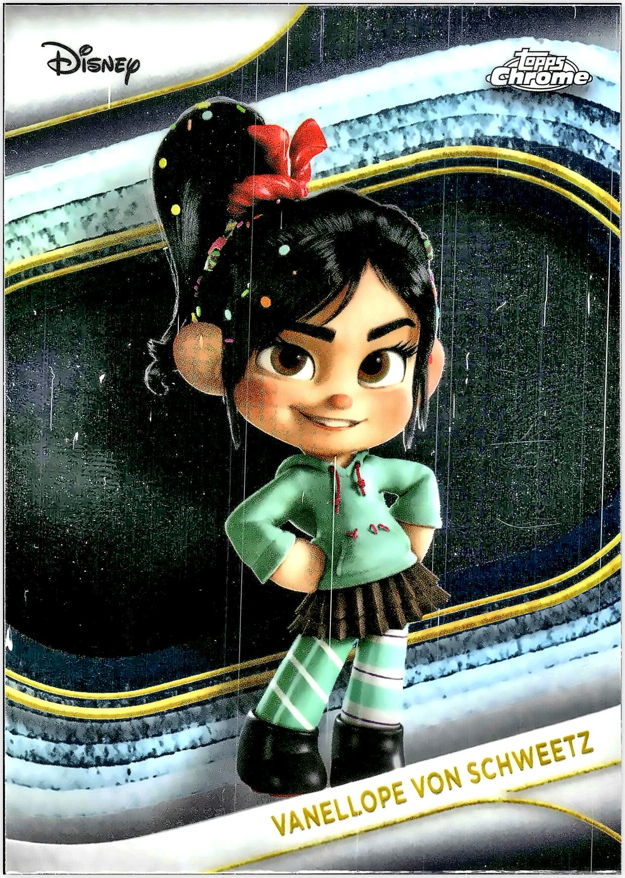 Vanellope Von Schweetz #67 2025 Disney Chrome trading card - Front