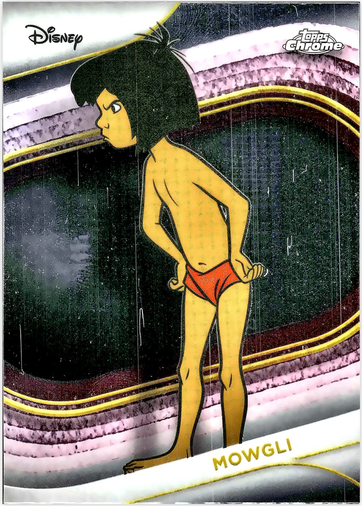 Mowgli #105 2025 Disney Chrome trading card - Front