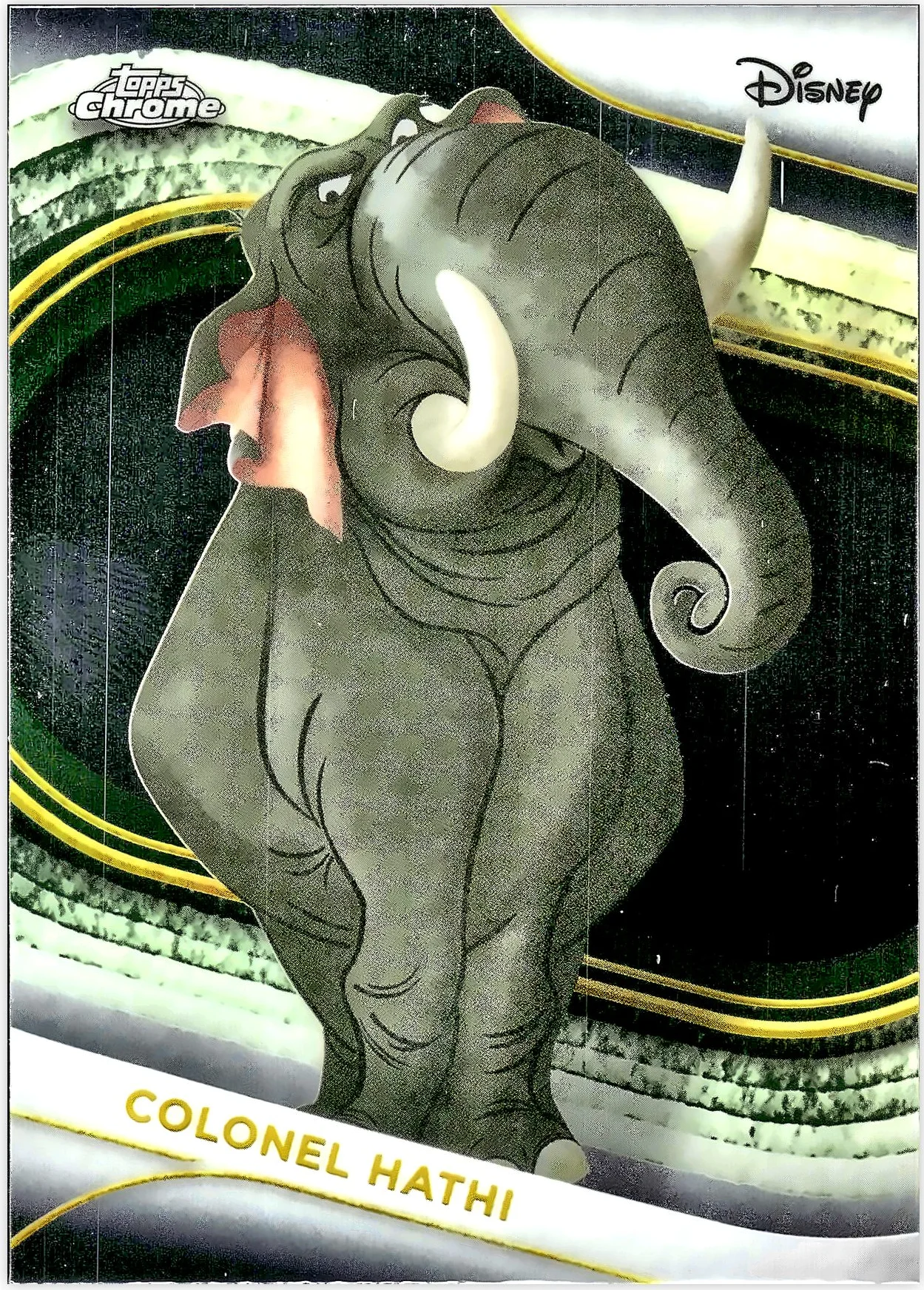 Colonel Hathi #110 2025 Disney Chrome trading card - Front