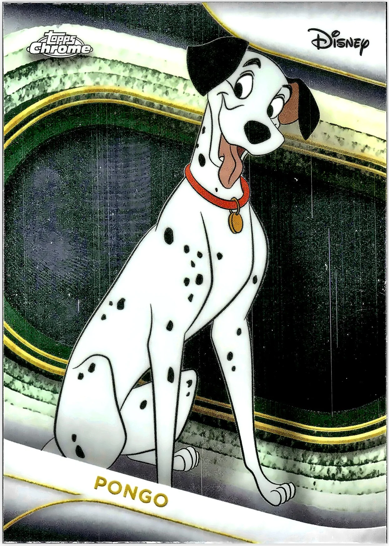 Pongo #101 2025 Disney Chrome trading card - Front