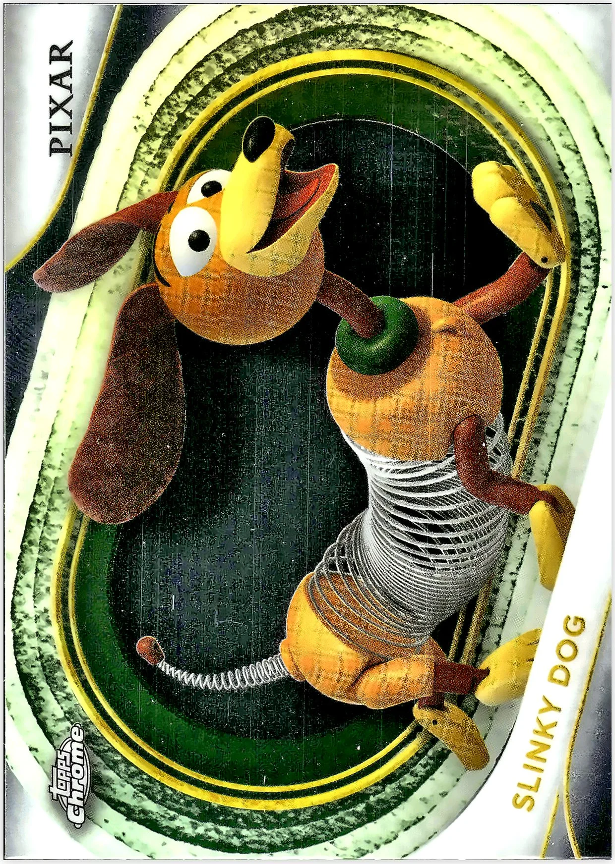 Slinky Dog #91 2025 Disney Chrome trading card - Front