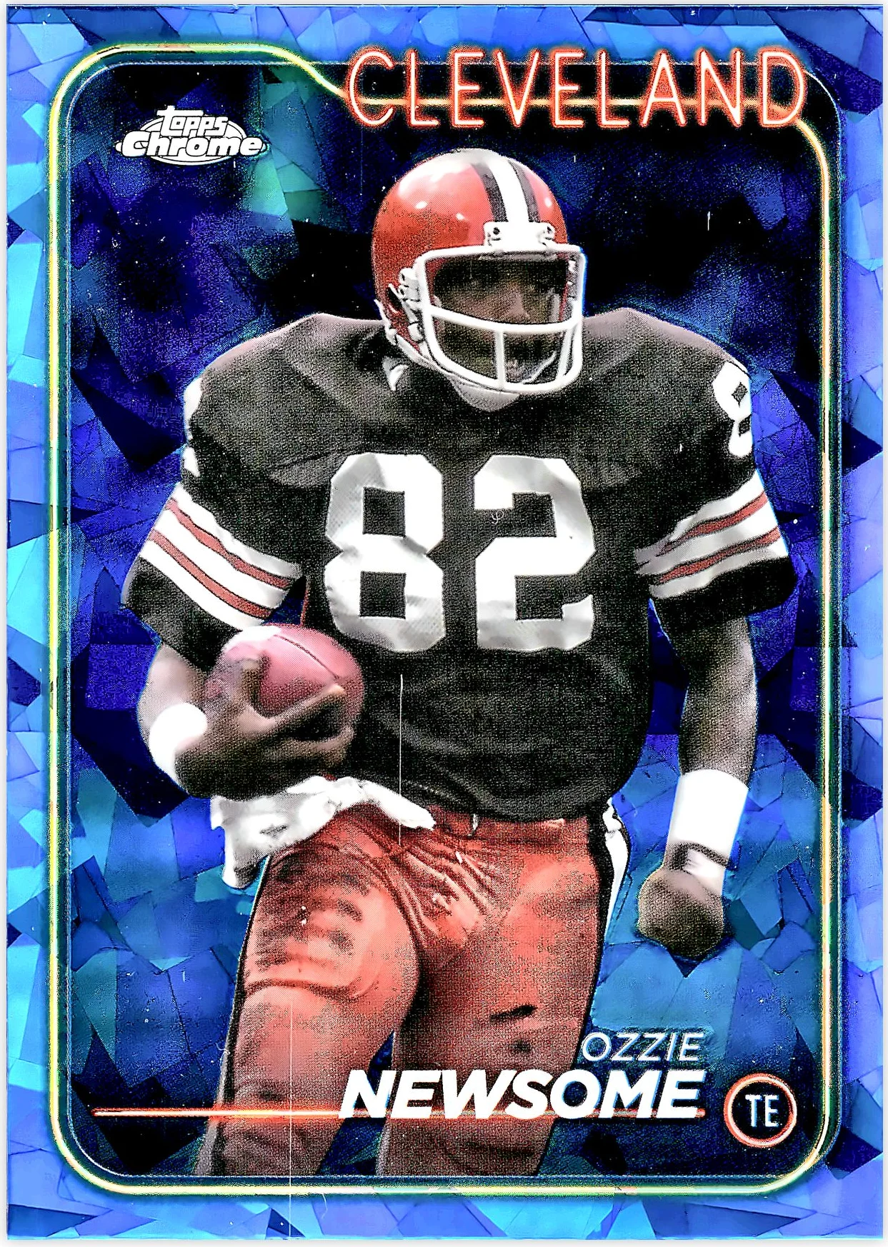 Ozzie Newsome #31 Sapphire Blue 2024 Sapphire NFL football card - Front