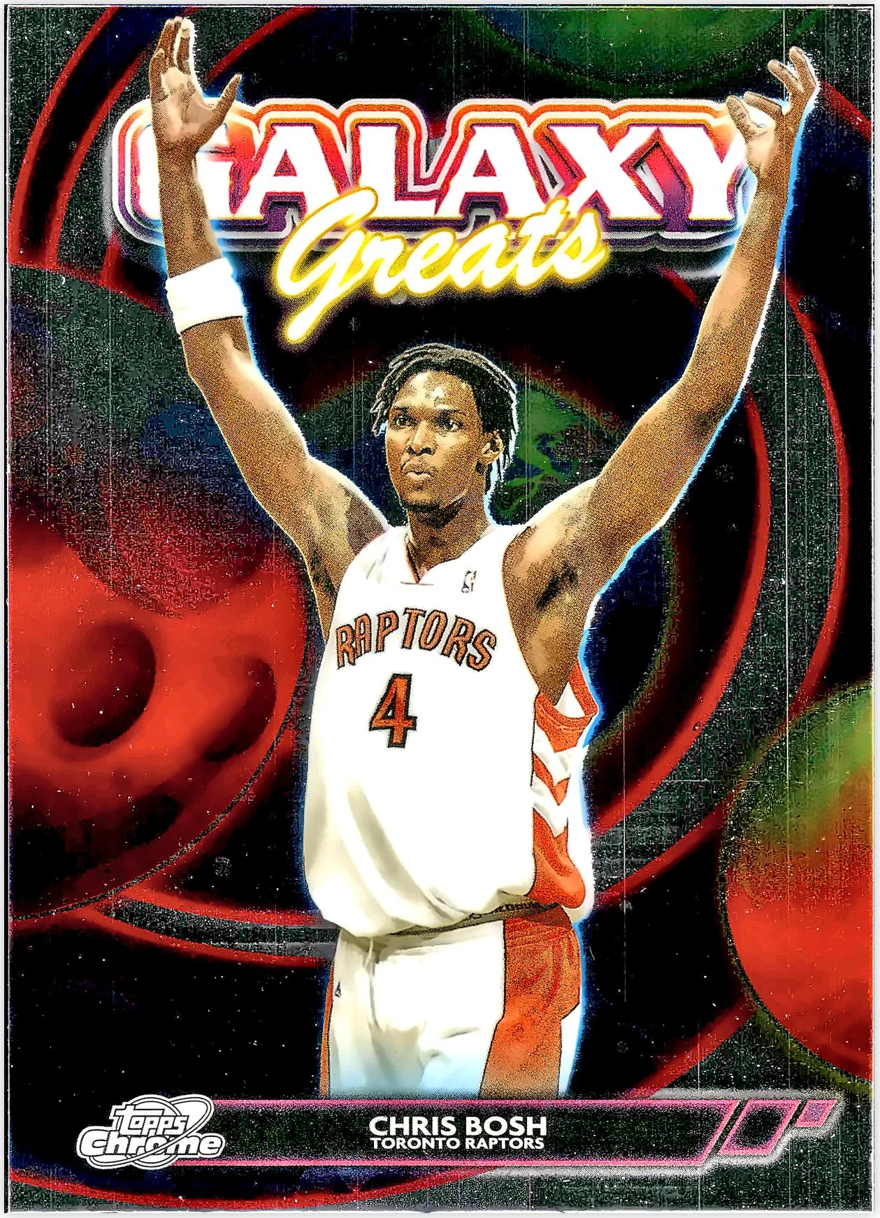 Chris Bosh #GG-18 Galaxy Greats 2025 Cosmic Chrome basketball card - Front