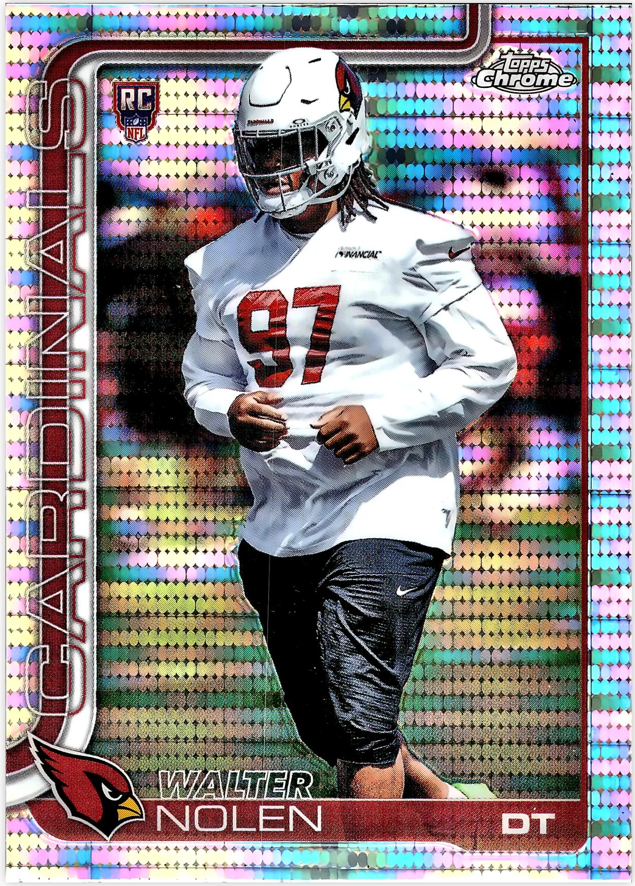 Walter Nolen #365 Pulsar Prizm Rookie Card 2025 Topps Chrome football rookie card - Front