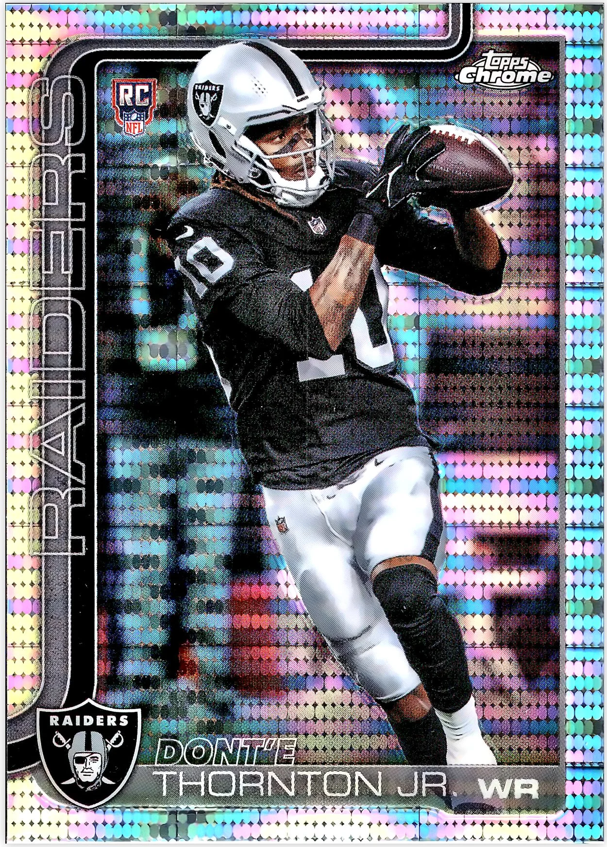 Dont'e Thornton Jr. #385 Pulsar Prizm Rookie Card 2025 Topps Chrome football rookie card - Front