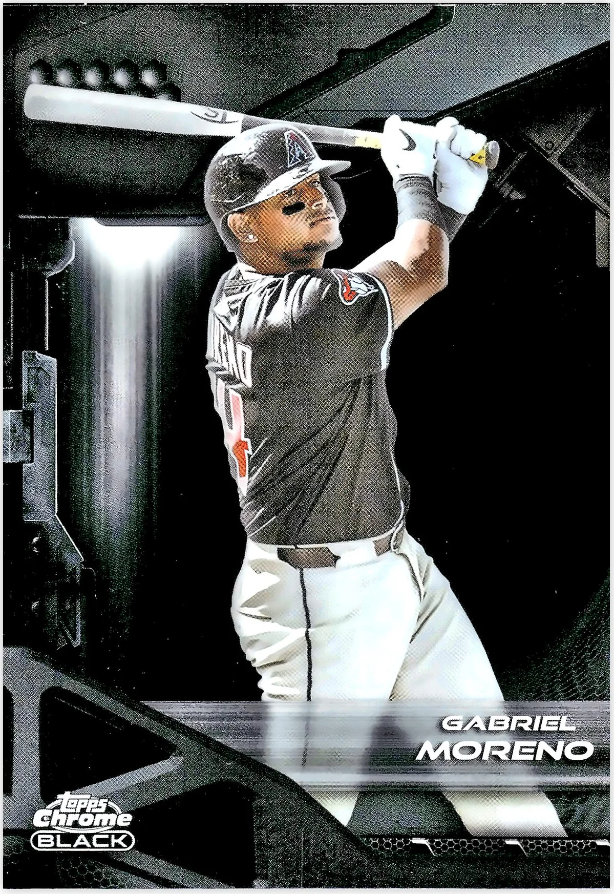 Gabriel Moreno #102 2026 Chrome Black baseball card - Front