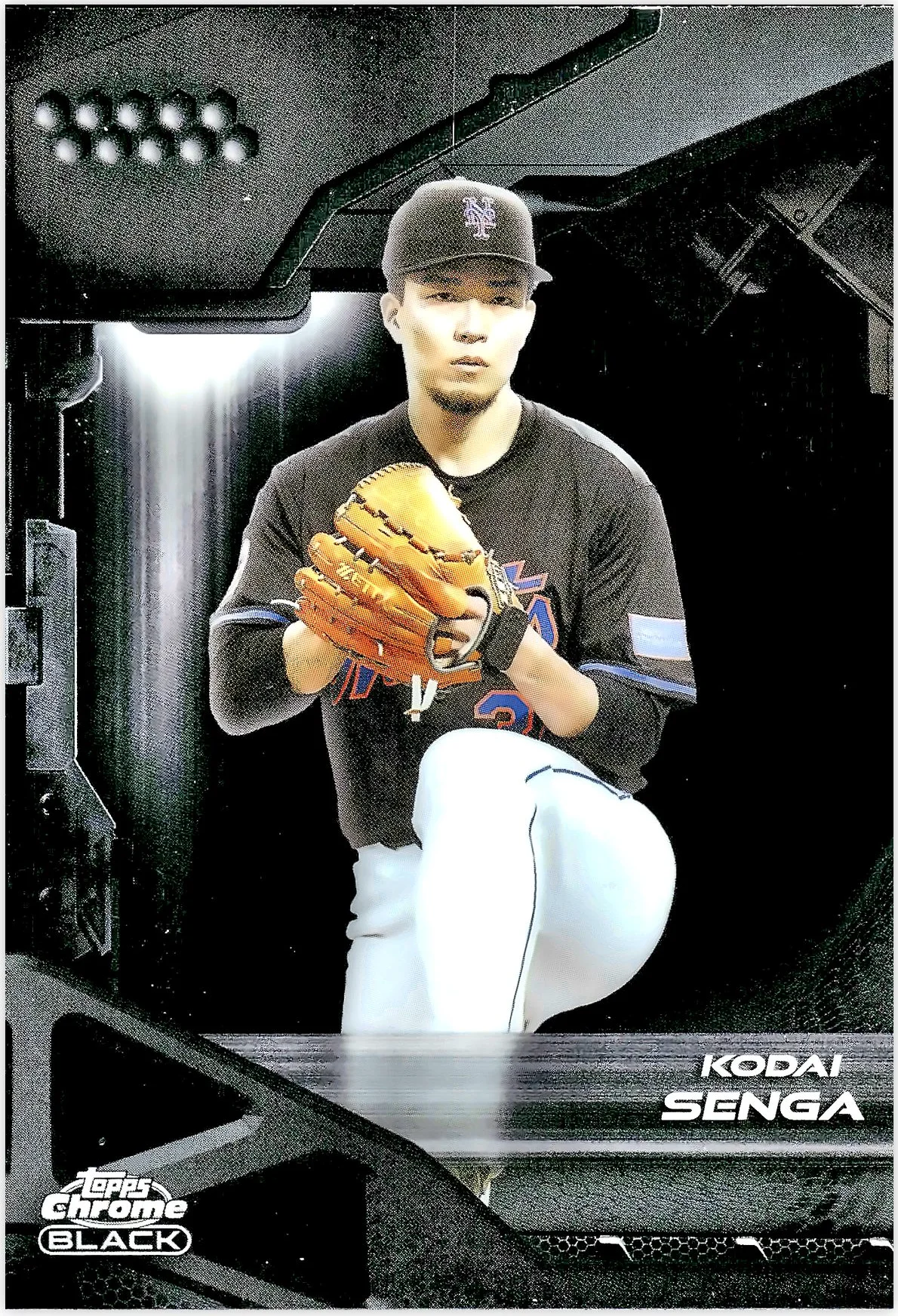 Kodai Senga #119 2026 Chrome Black baseball card - Front