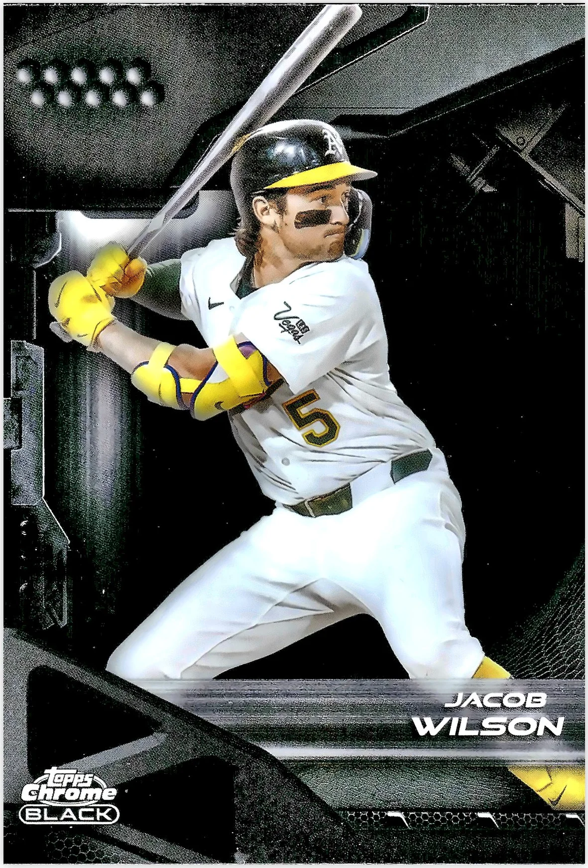 Jacob Wilson #113 2026 Chrome Black baseball card - Front