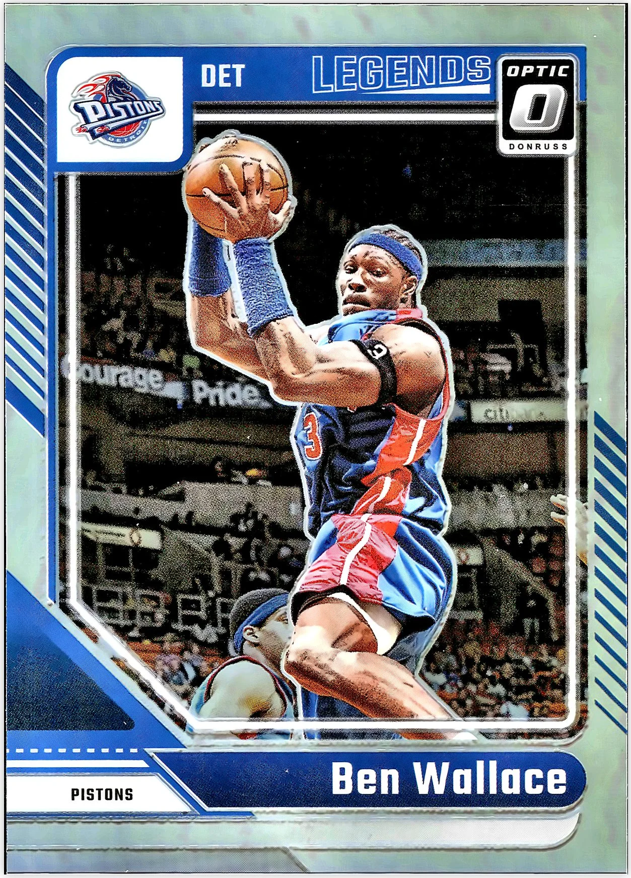 Ben Wallace #230 Silver Prizm 2024-25 Donruss Optic Basketball Legends basketball card - Front
