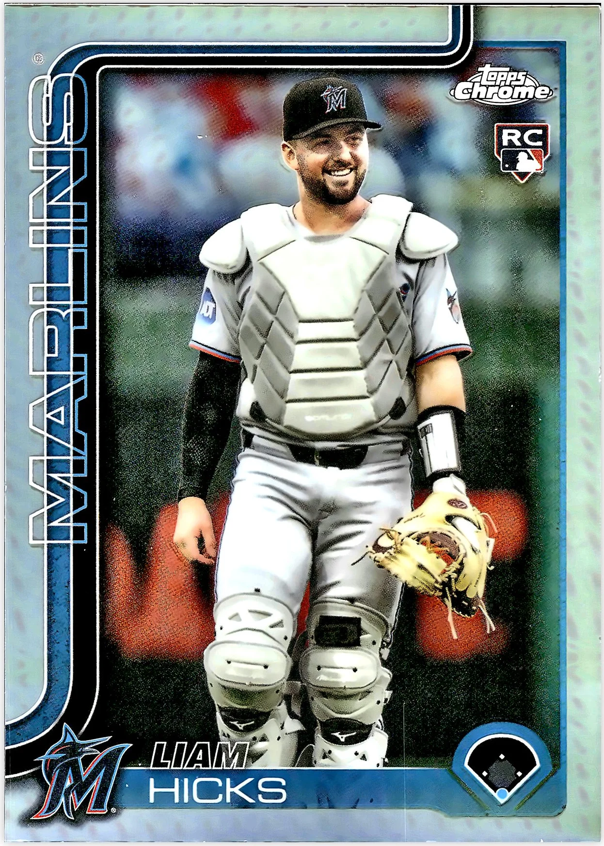 Liam Hicks #USC86 Refractor Rookie Card 2025 Topps Chrome Update baseball rookie card - Front
