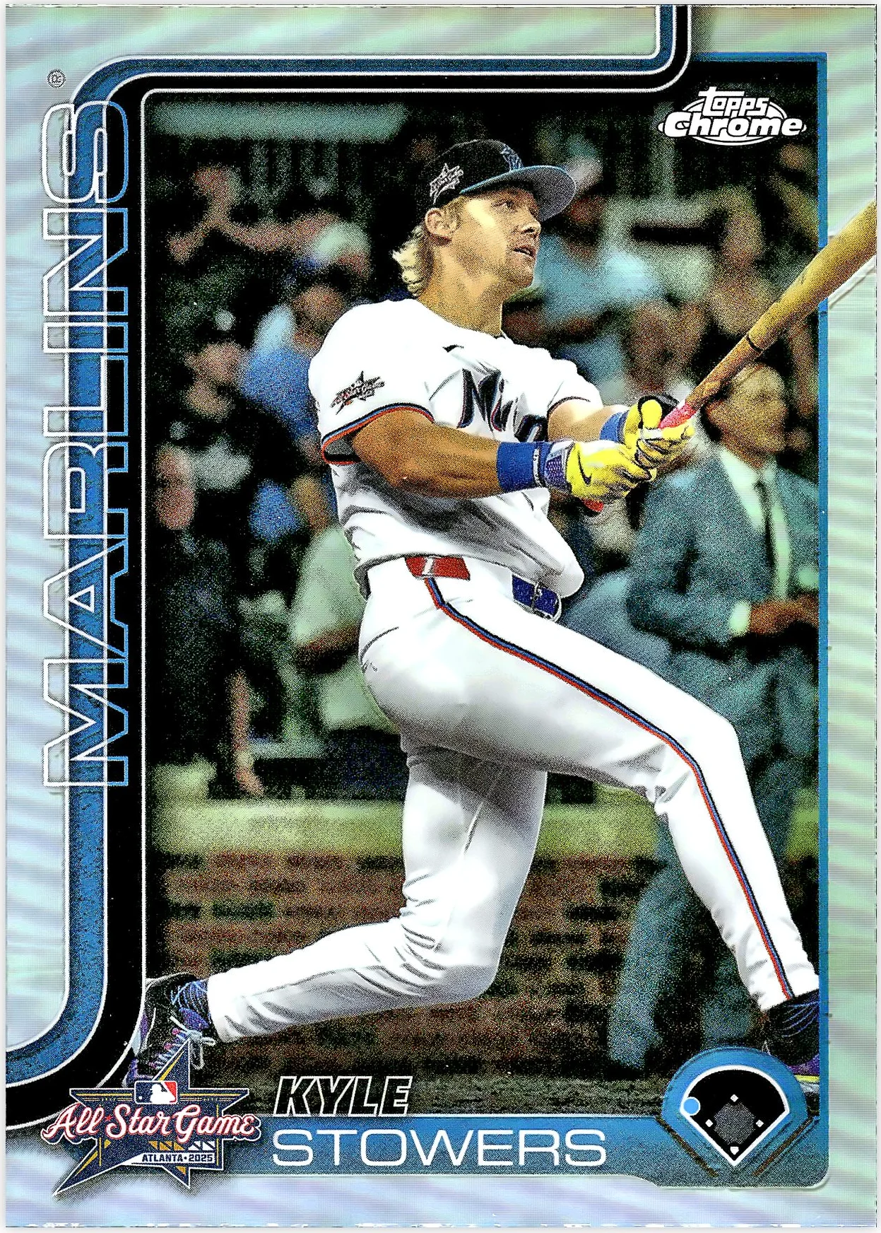 Kyle Stowers #ASGC-37 Refractor 2025 Topps Chrome 2025 MLB All-Star Game baseball card - Front