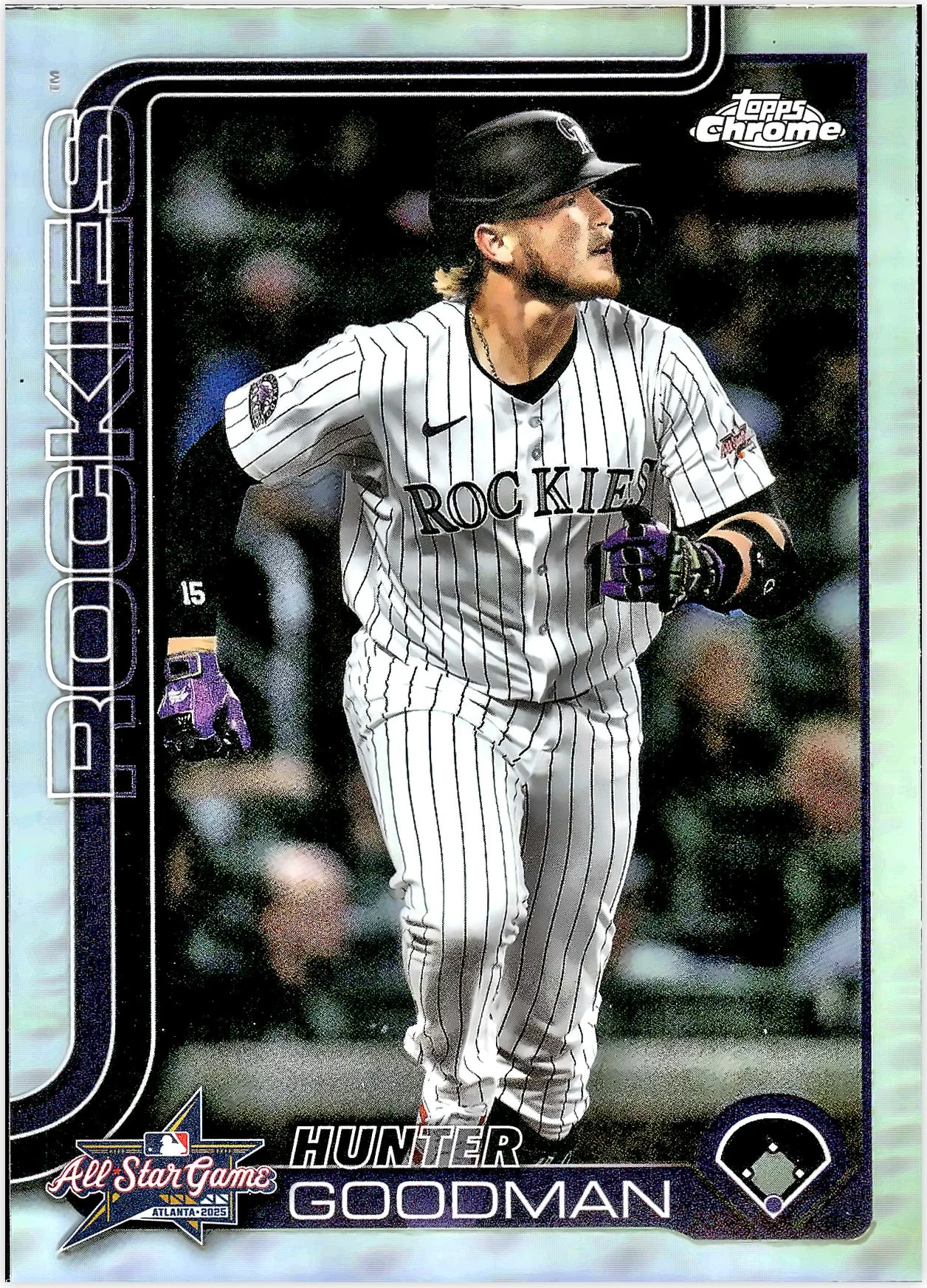 Hunter Goodman #ASGC-30 Refractor 2025 Topps Chrome All-Star Game baseball card - Front