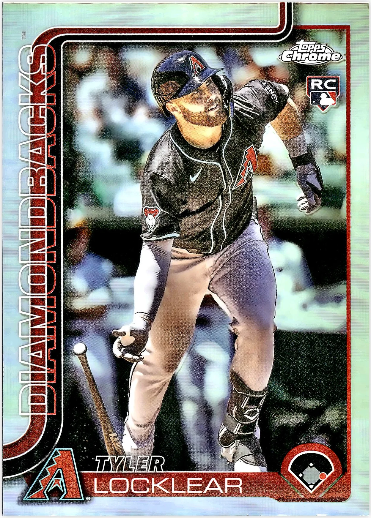 Tyler Locklear #USC80 Refractor Rookie Card 2025 Topps Chrome baseball rookie card - Front