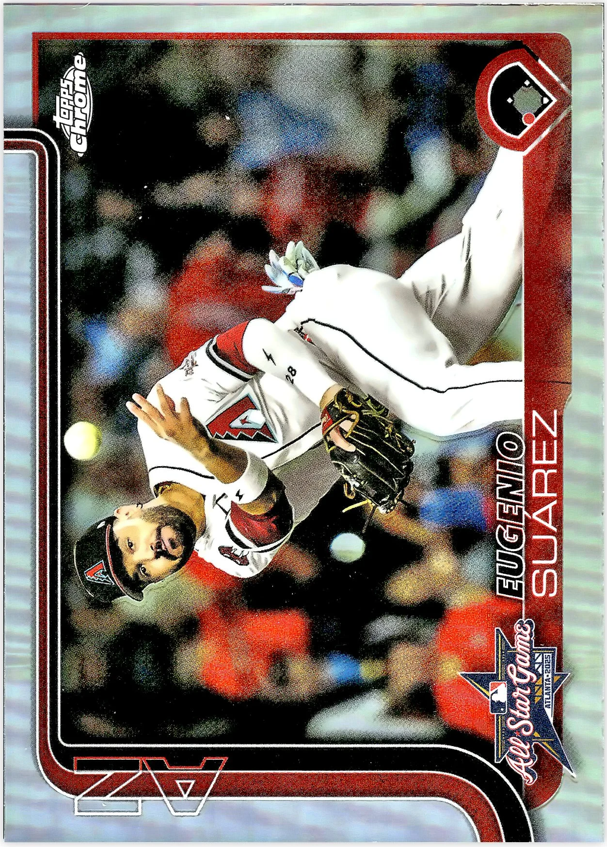 Eugenio Suárez #ASGC-35 Refractor 2025 Topps Chrome 2025 MLB All-Star Game baseball card - Front