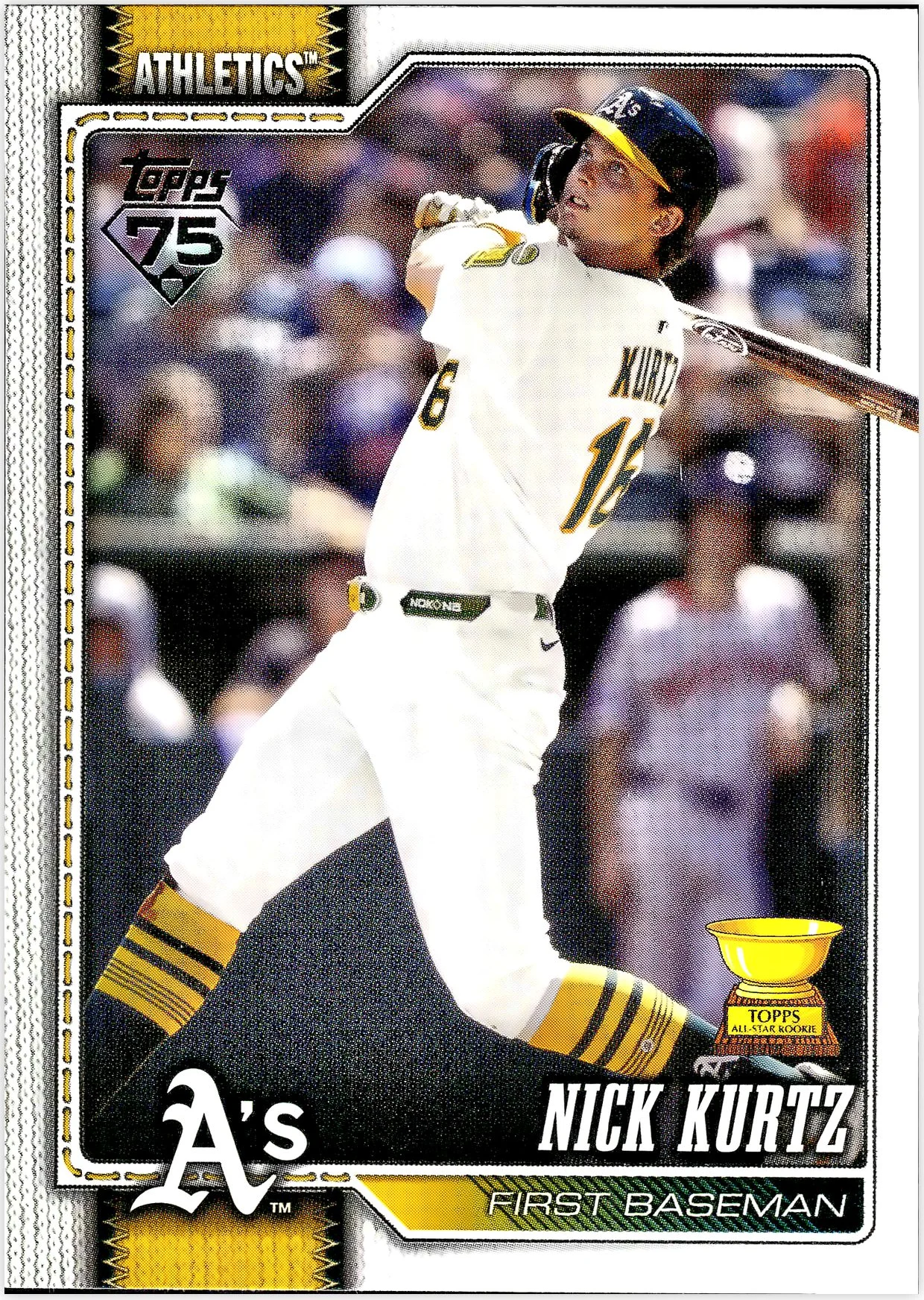Nick Kurtz #97 Rookie Card 2026 Series 1 baseball rookie card - Front