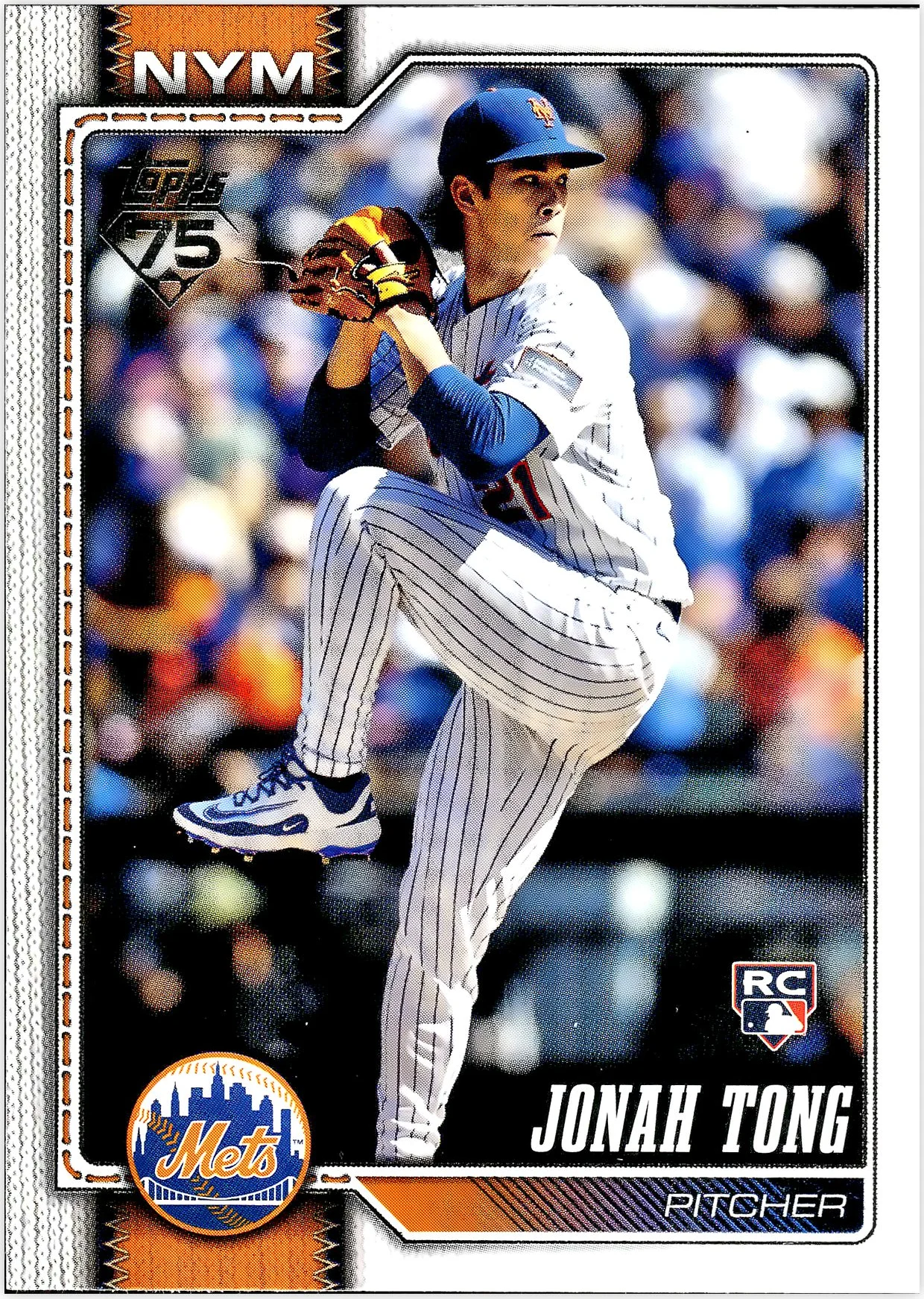 Jonah Tong #4 Rookie Card 2026 Series 1 baseball rookie card - Front