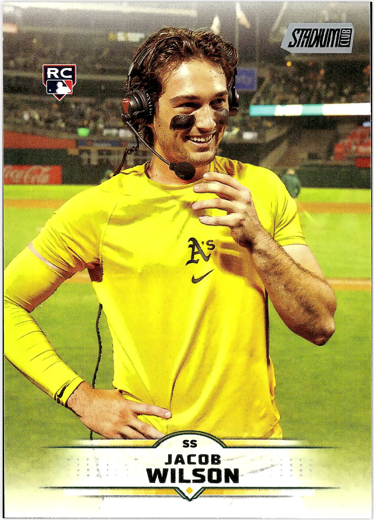 Jacob Wilson #33 Rookie Card 2025 Stadium Club baseball rookie card - Front