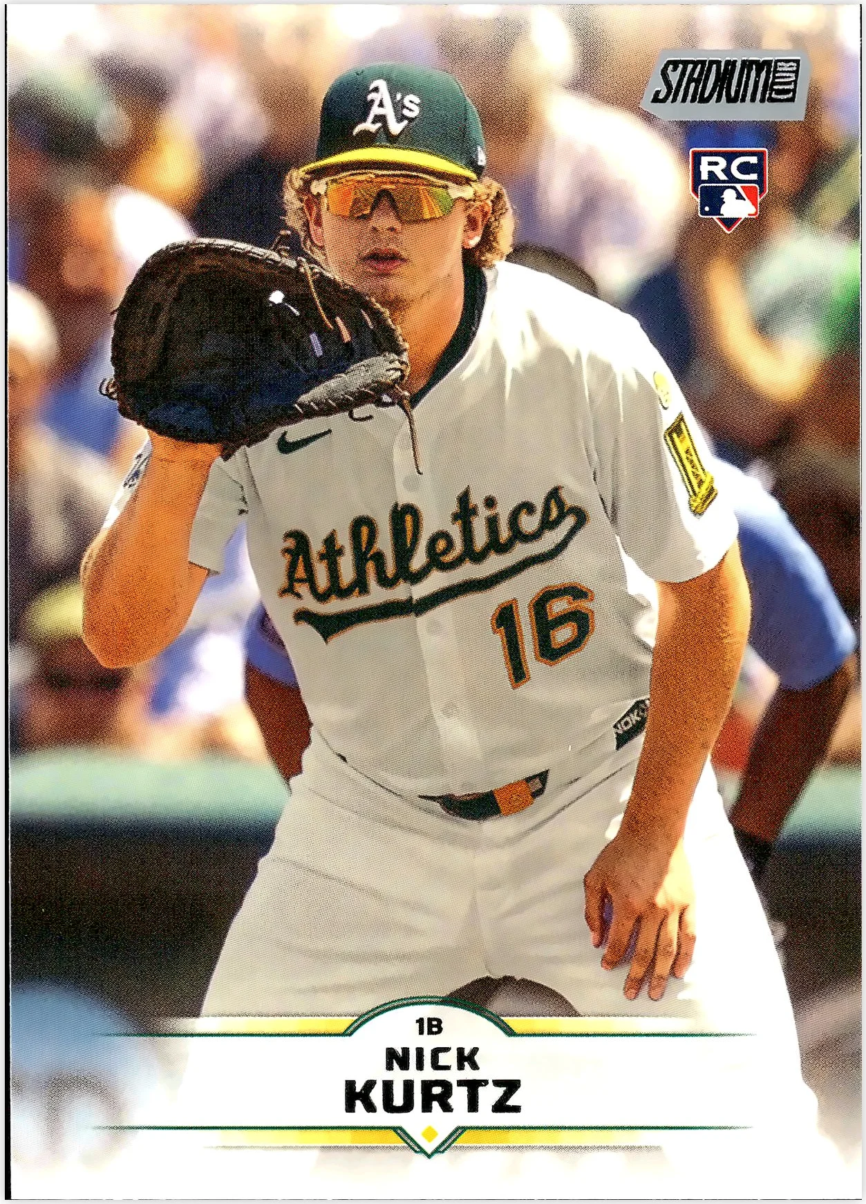 Nick Kurtz #9 Rookie Card 2025 Stadium Club baseball rookie card - Front