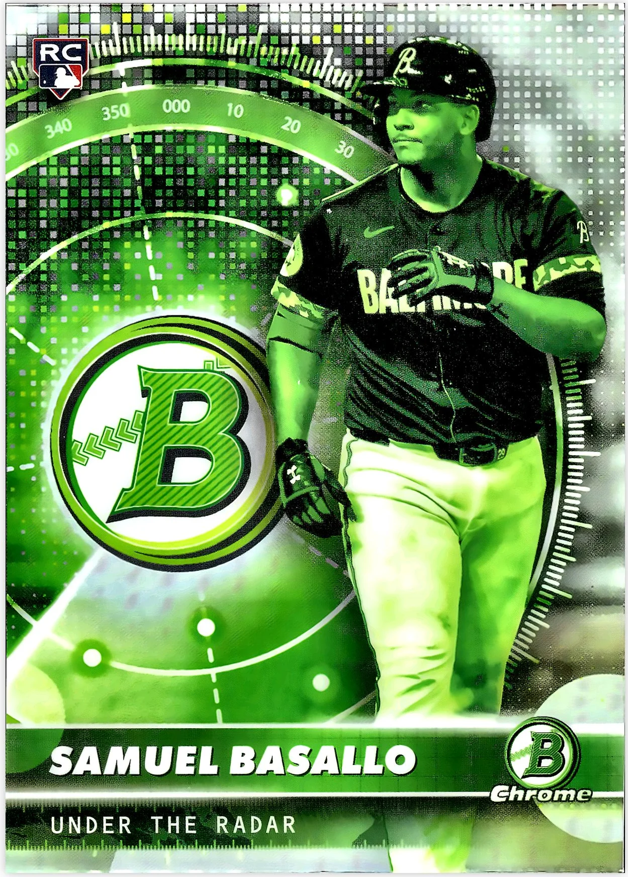 Samuel Basallo #UR-16 Under the Radar Rookie Card 2026 Baseball baseball rookie card - Front