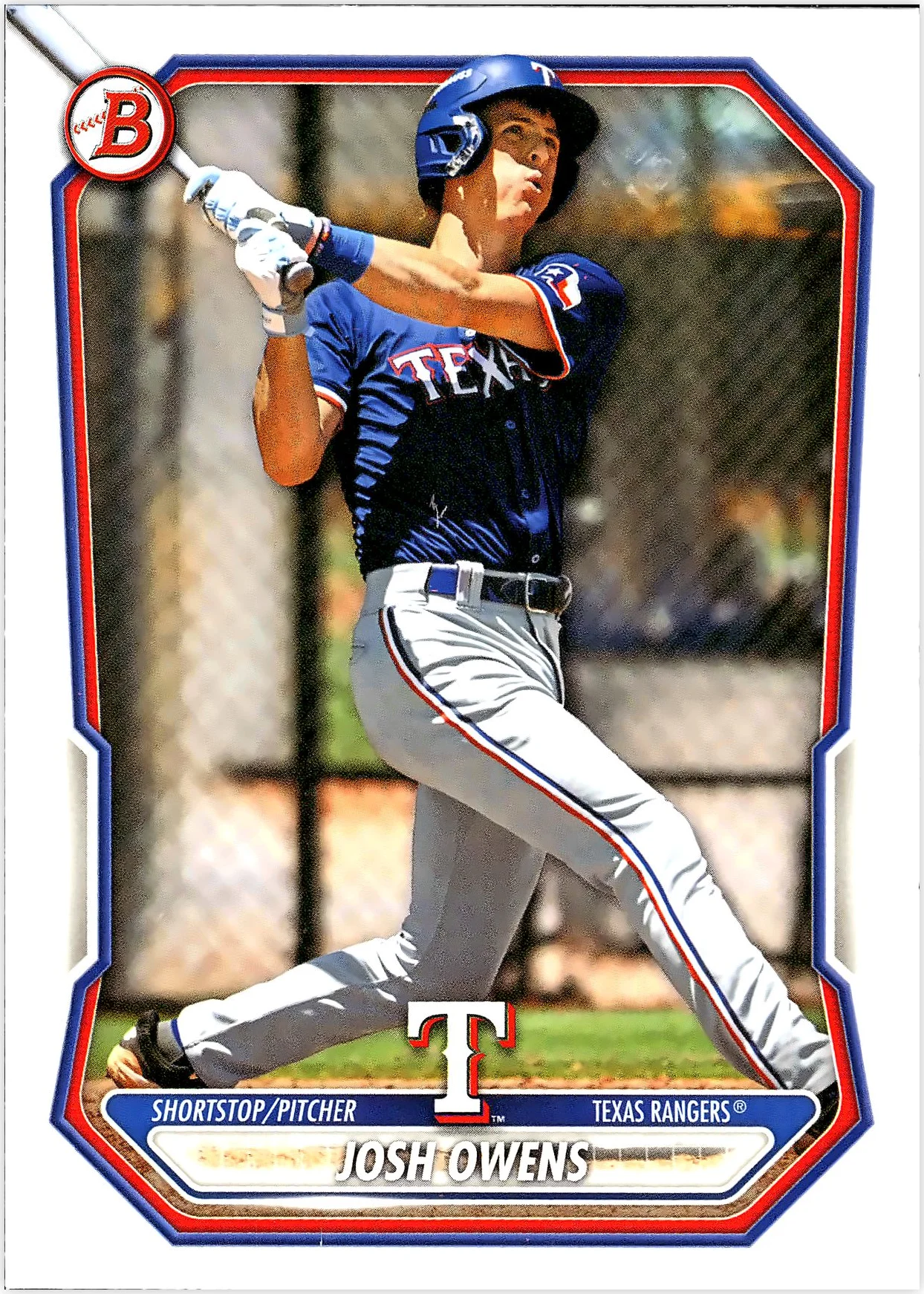 Josh Owens #BP-62 2026 Baseball baseball card - Front