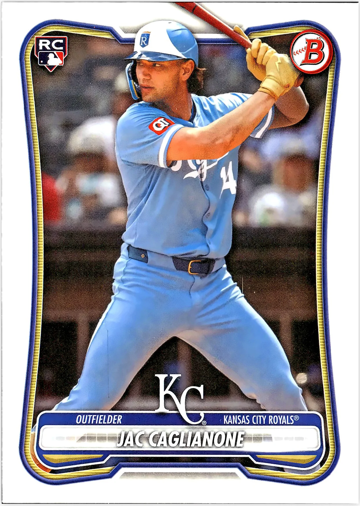 Jac Caglianone #75 Rookie Card 2026 Baseball baseball rookie card - Front