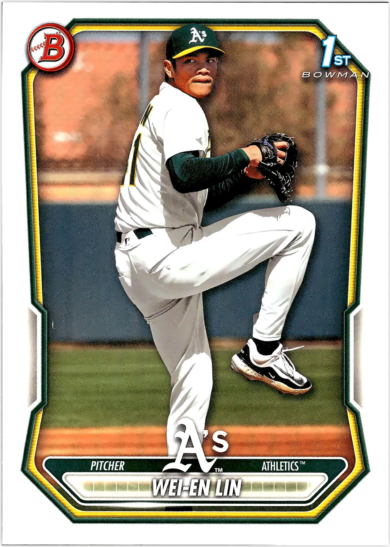 Wei-En Lin #BP-125 2026 Baseball baseball card - Front
