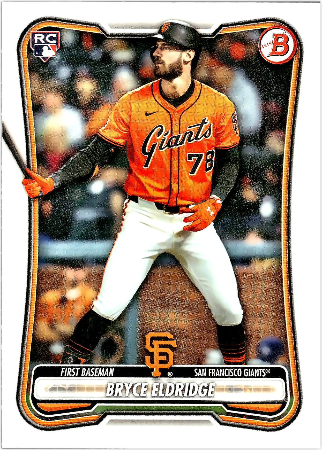 Bryce Eldridge #58 Rookie Card 2026 Baseball baseball rookie card - Front