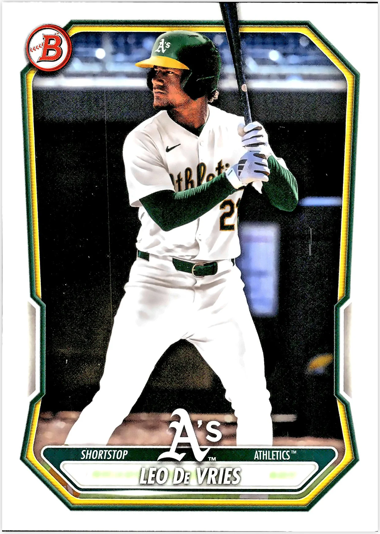 Leo De Vries #BP-63 2026 Baseball baseball card - Front