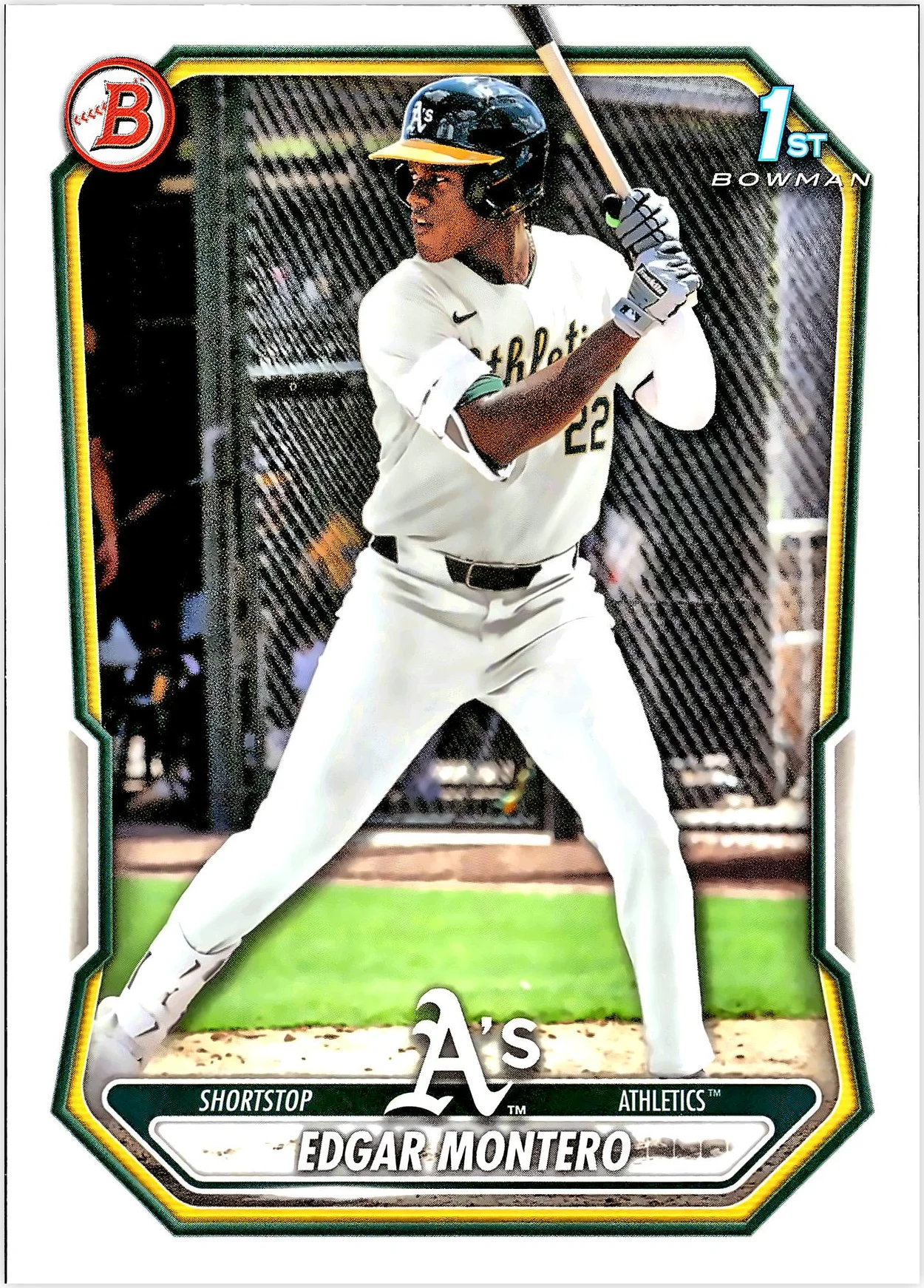 Edgar Montero #BP-139 2026 Baseball baseball card - Front