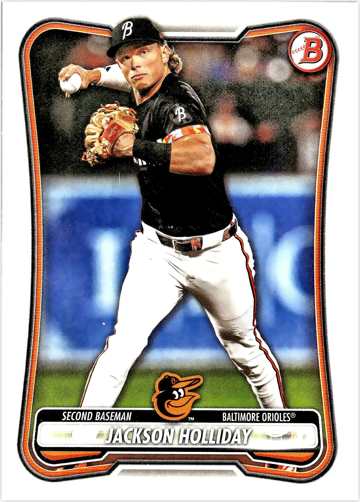 Jackson Holliday #43 2026 Baseball baseball card - Front