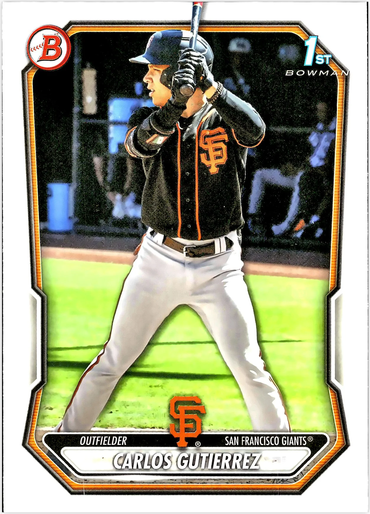 Carlos Gutierrez #BP-14 2026 Baseball baseball card - Front