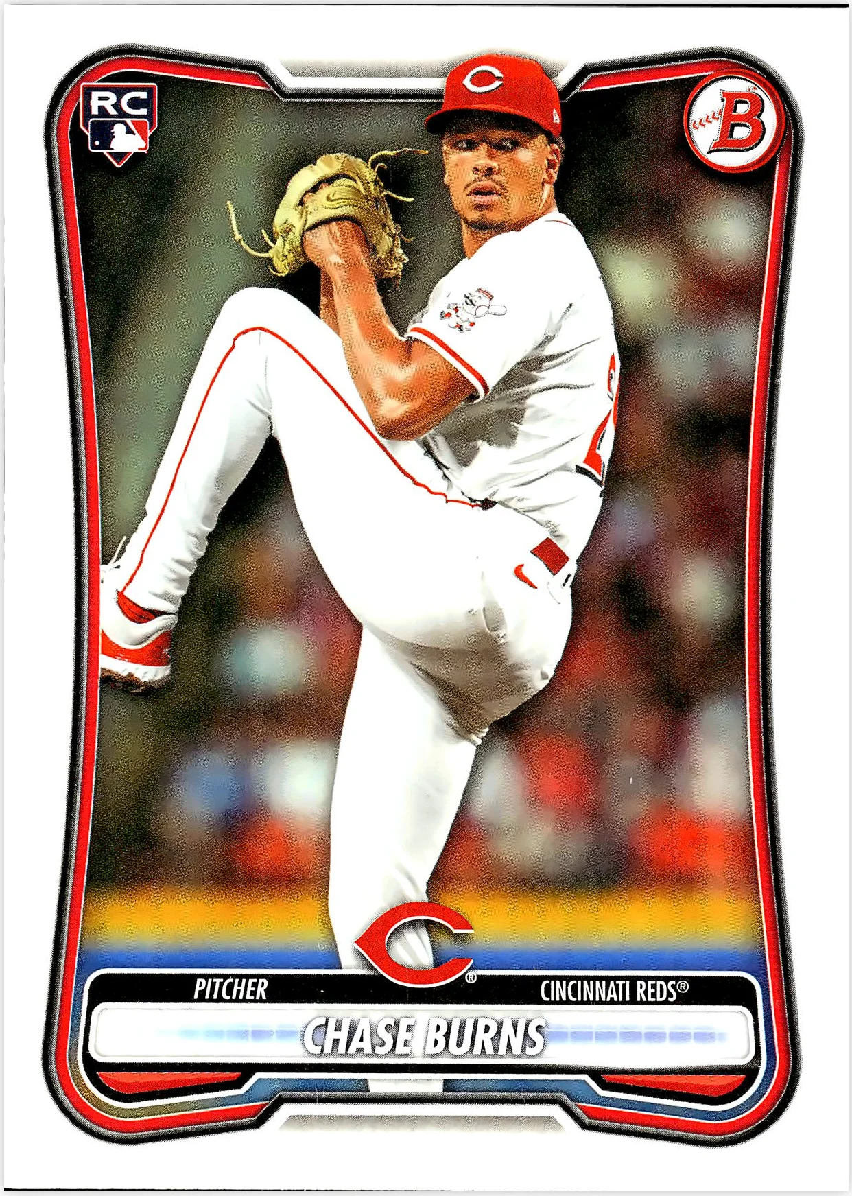Chase Burns #3 Rookie Card 2026 Baseball baseball rookie card - Front