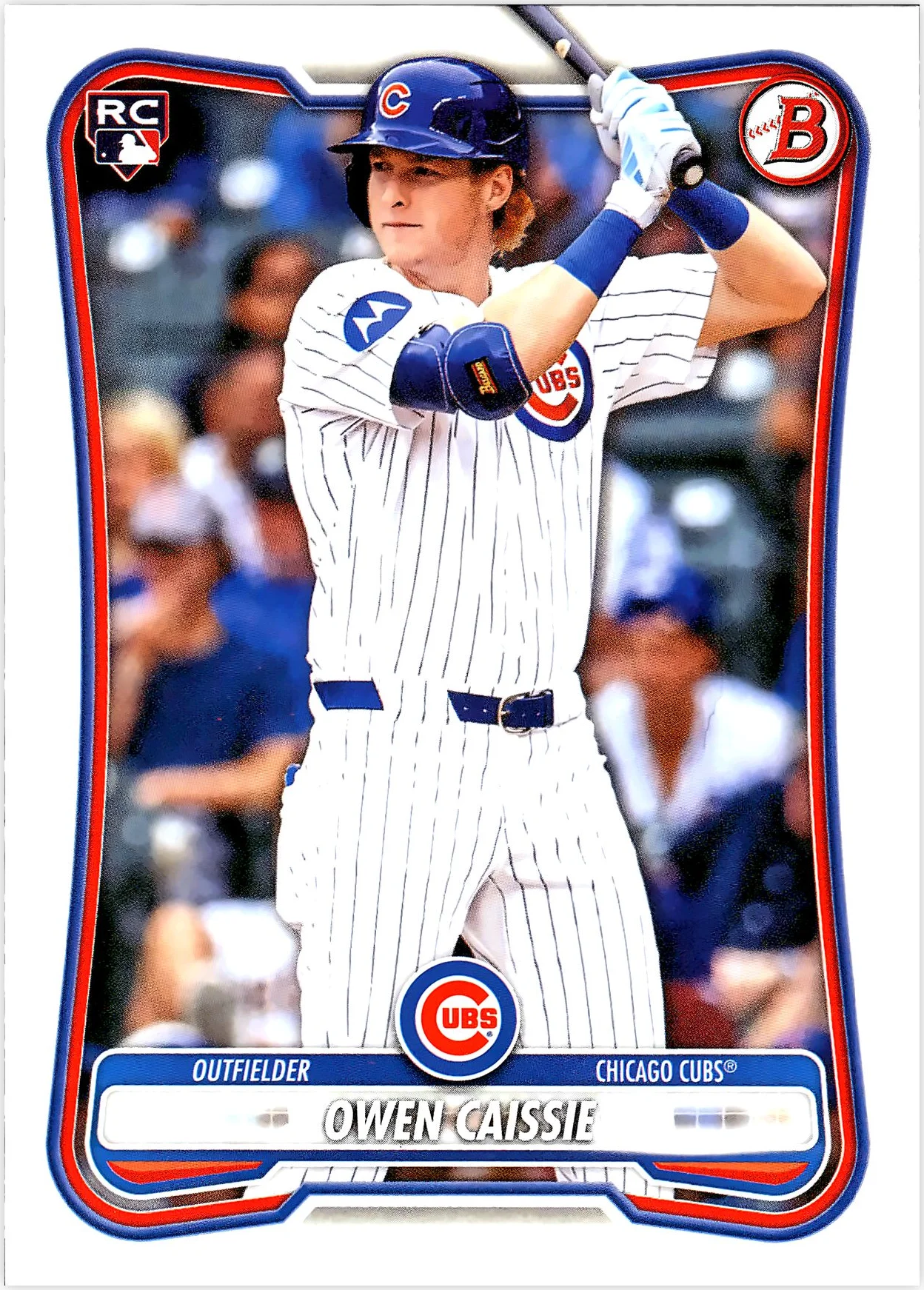 Owen Caissie #62 Rookie Card 2026 Baseball baseball rookie card - Front
