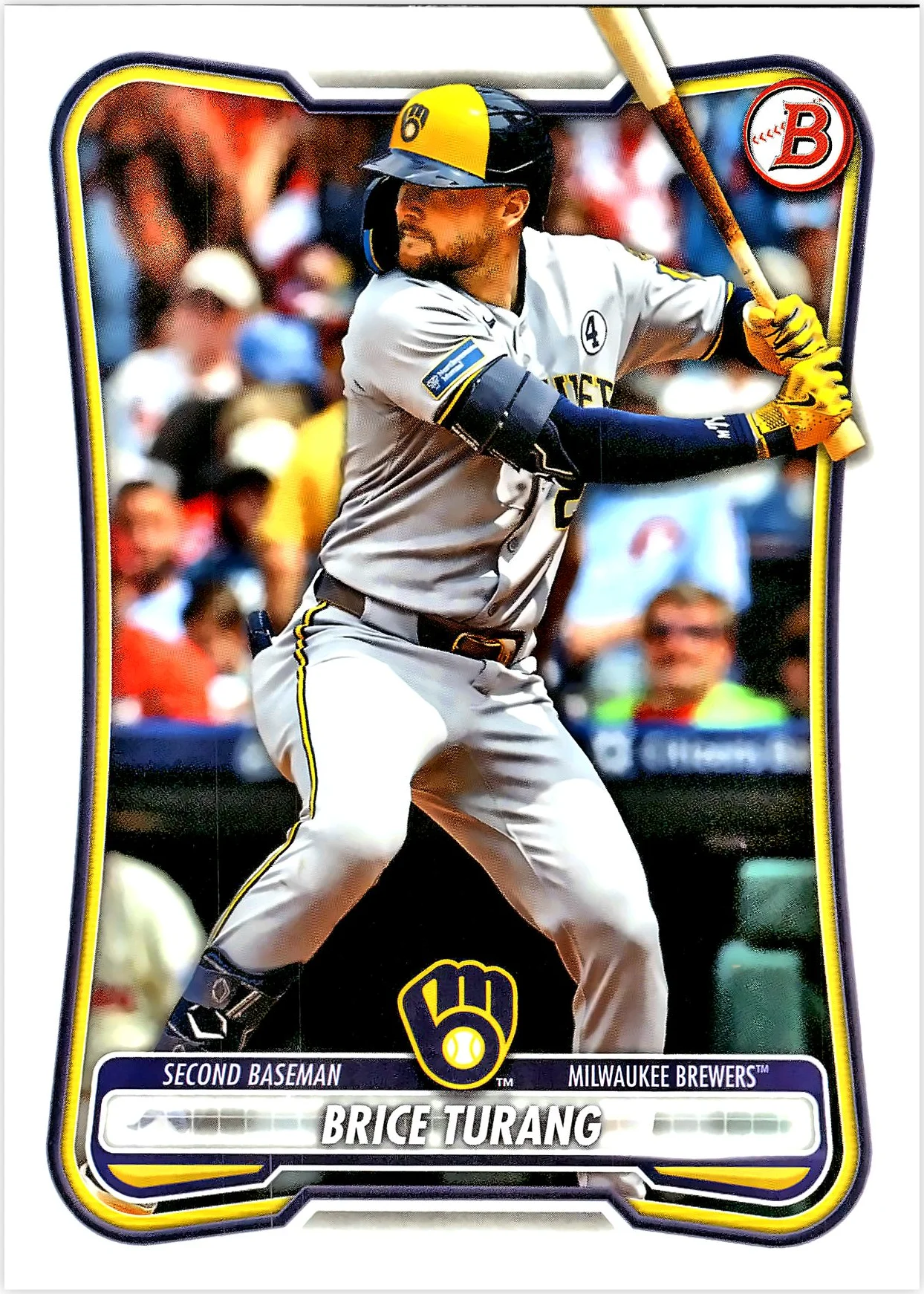 Brice Turang #30 2026 Baseball baseball card - Front